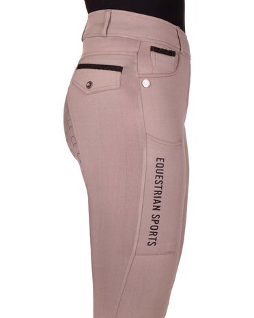 QHP rijlegging Jorine full grip taupe