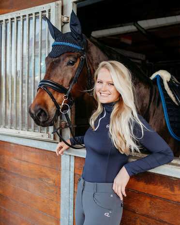 QHP trainingsshirt Florence navy