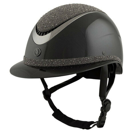 BR cap Theta Plus Dazzling Glamourous Glossy zwart/gunmetal