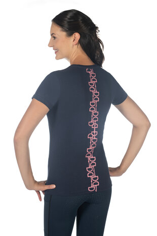 HKM t-shirt Excellent donkerblauw